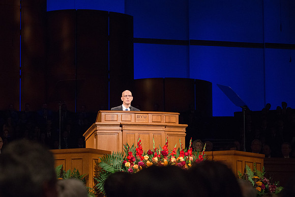 President Henry J. Eyring gives his Inaugural Address. September 19, 2017