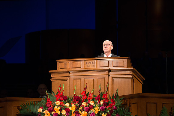 President Henry B. Eyring gives the concluding remarks. September 19, 2017