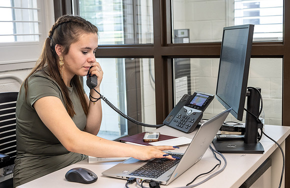 Scheduling Office employees in the Chapman Hall.