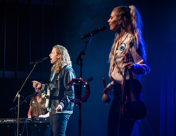 The National Parks came and performed in the Hart Auditorium as a part of their "Places Tour."