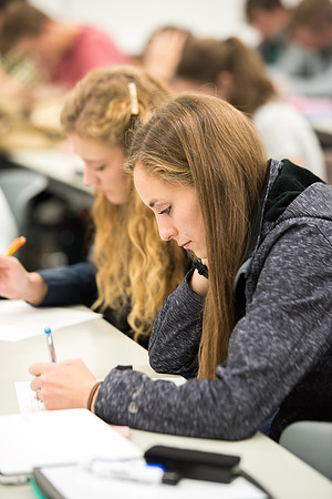 Todd Kelson teaches Biology students about Genetics and Molecular Biology.