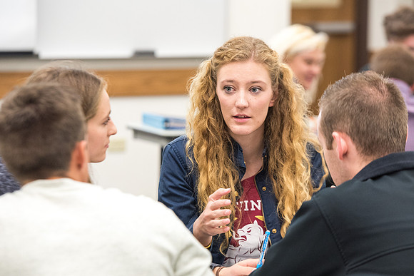 Todd Kelson teaches Biology students about Genetics and Molecular Biology.