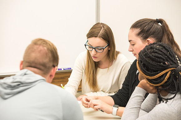 Todd Kelson teaches Biology students about Genetics and Molecular Biology.