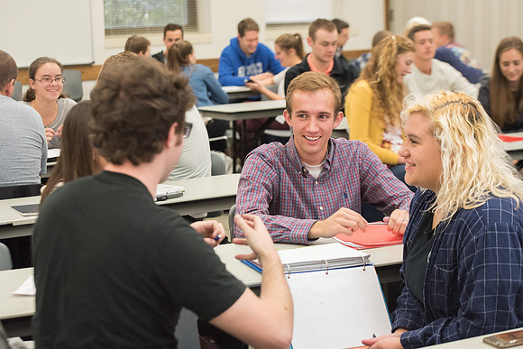 Todd Kelson teaches Biology students about Genetics and Molecular Biology.