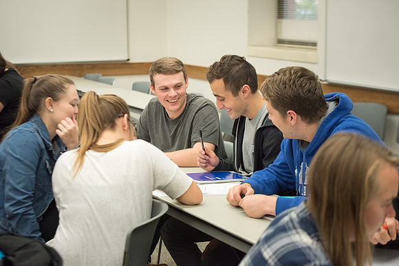 Todd Kelson teaches Biology students about Genetics and Molecular Biology.