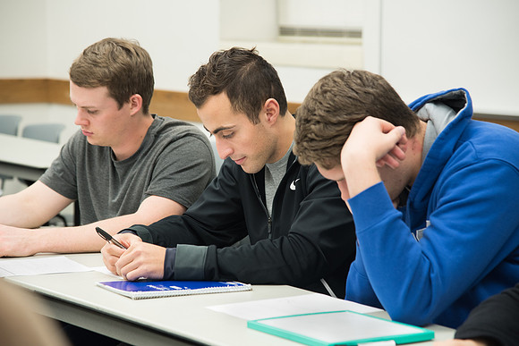 BYU-Idaho students at a Biology Class. Instructor Todd Kelson. Sept 2017
