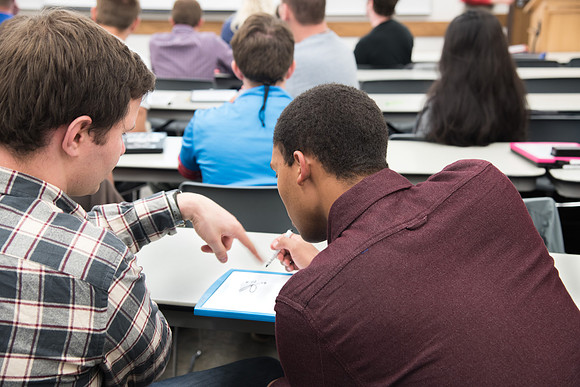 BYU-Idaho students at a Biology Class. Instructor Todd Kelson. Sept 2017