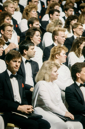 University Choir performing in the Barrus Concert Hall