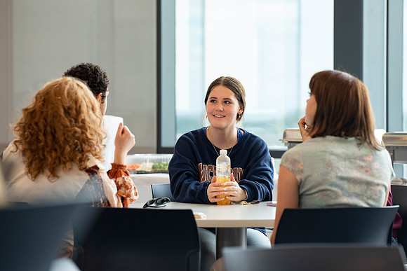 Freshman students at BYU-Idaho attend a lunch at the STC to commemrate their time at Freshman Connection.