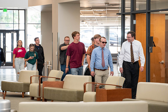 Freshman students at BYU-Idaho attend a lunch at the STC to commemrate their time at Freshman Connection.