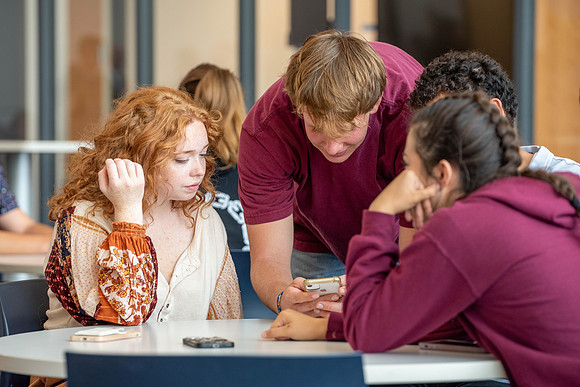 Freshman students at BYU-Idaho attend a lunch at the STC to commemrate their time at Freshman Connection.