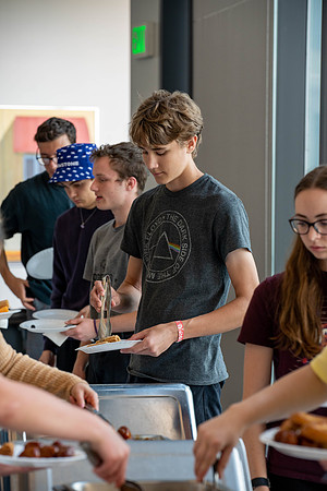 Freshman students at BYU-Idaho attend a lunch at the STC to commemrate their time at Freshman Connection.