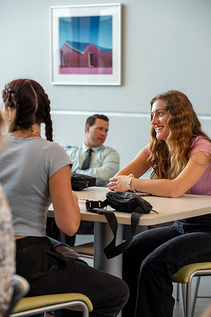 Freshman students at BYU-Idaho attend a lunch at the STC to commemrate their time at Freshman Connection.