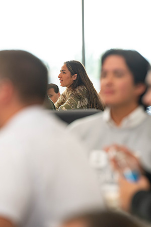 Freshman students at BYU-Idaho attend a lunch at the STC to commemrate their time at Freshman Connection.