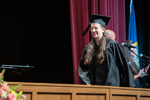 Graduates during Interdisciplinary Studies convocation.