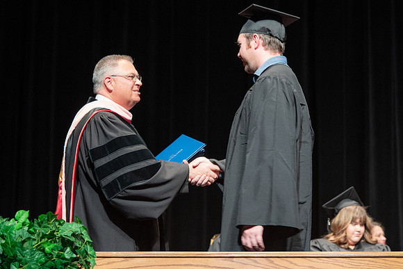 Graduates during Interdisciplinary Studies convocation.