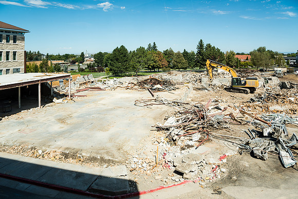 Cleanup continues at the Kirkham demolition site.   - Sept 2, 2019