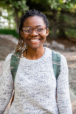 Students Abby Anderson, Miriam Akulu and Sariah Beasley studying and spending time in the gardens at BYUI.