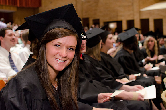 Commencement during graduation spring 2012