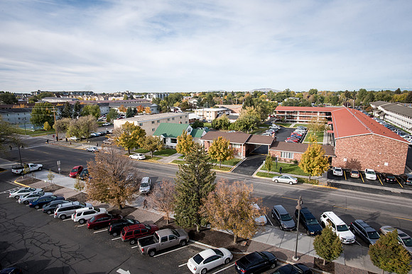 The west side of campus has many housing complexes for students.