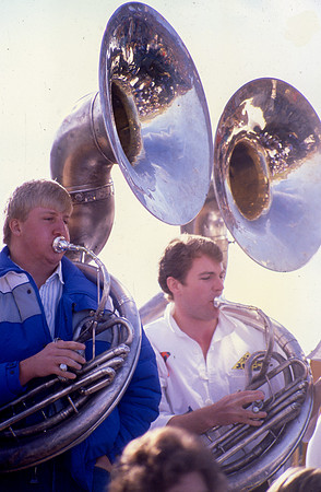 Pep Band perfomed at a Ricks college football game