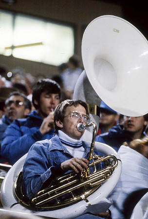 Pep Band perfomed at a Ricks college football game