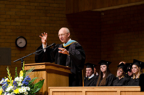 Commencement during graduation spring 2012