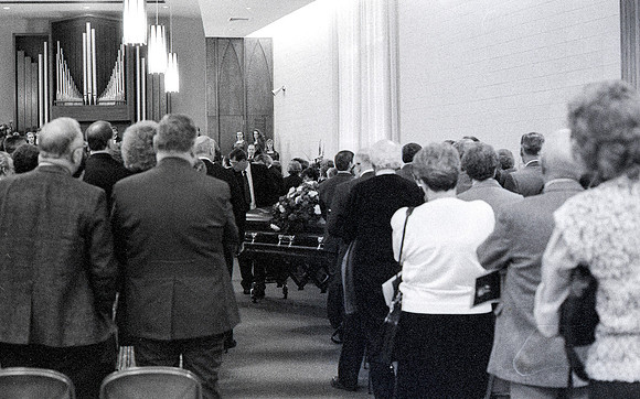 President John L. Clarke funeral