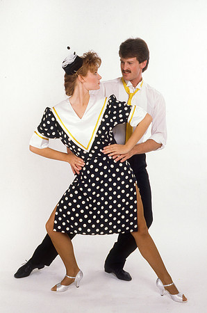 Ballroom dancer portraits, Sep 1988