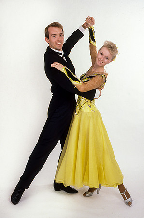 Ballroom dancer portraits, Sep 1988
