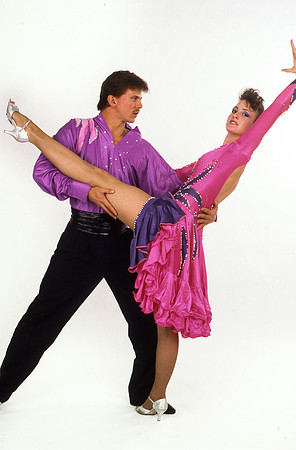 Ballroom dancer portraits, Sep 1988