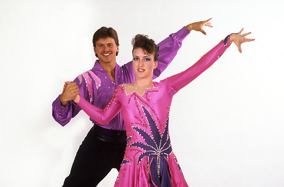 Ballroom dancer portraits, Sep 1988