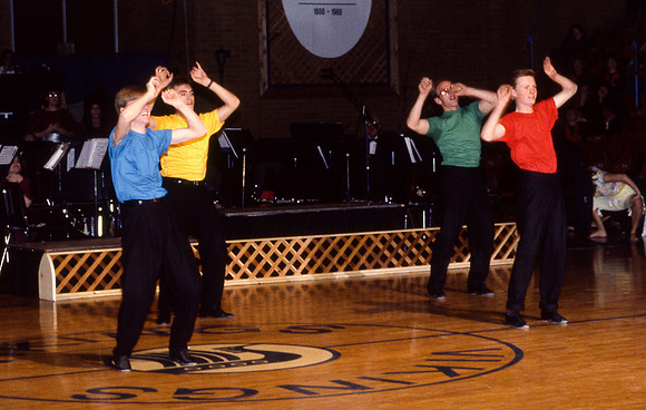 Ballroom dancers at centennial spectacular, Mar 1989