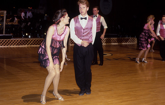 Ballroom dancers at centennial spectacular, Mar 1989