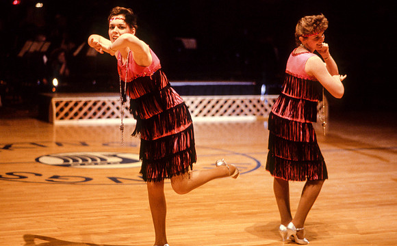 Ballroom dancers at centennial spectacular, Mar 1989