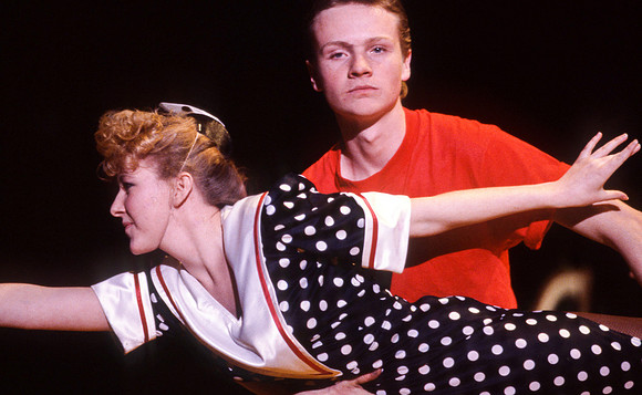 Ballroom dancers at centennial spectacular, Mar 1989