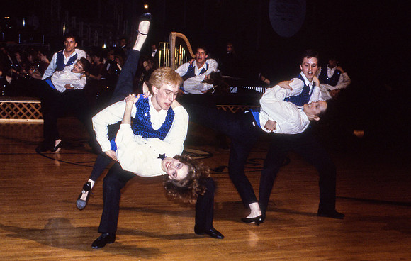 Ballroom dancers at centennial spectacular, Mar 1989