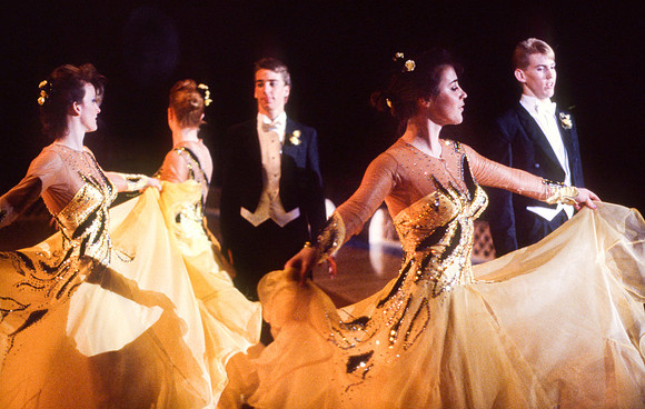Ballroom dancers, Mar 1989