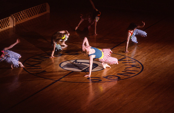 Modern dancers at centennial spectacular, Mar 1989