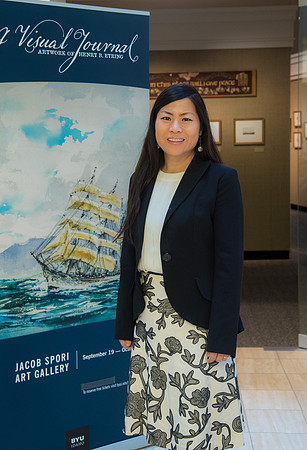 Kyoung DaBell, Art Curator for the Spori Art Gallery at BYU-Idaho.