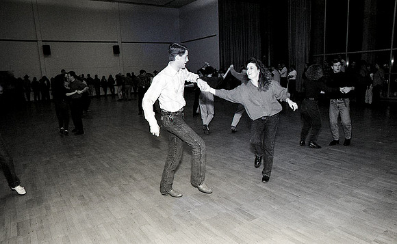 Country dancing club, Mar 1993