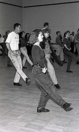 Country dancing club, Mar 1993