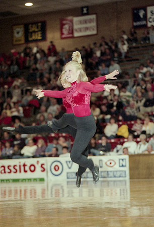 CDT dancers performing at basketball halftime, Jan 13th 2000