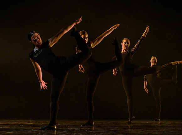 The Department of Theatre and Dance colorful Extravadance performance. Held in the Snow Drama Theatre.