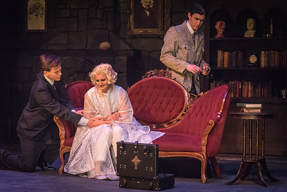 The BYU-I Theater Department presents Dracula, a play in the Black Box Theater.
