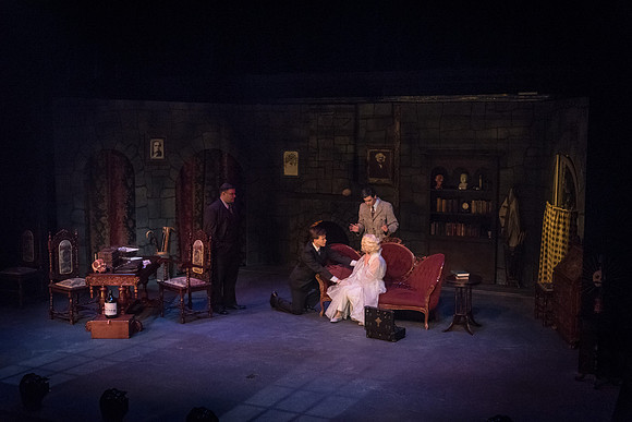 The BYU-I Theater Department presents Dracula, a play in the Black Box Theater.