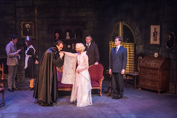 The BYU-I Theater Department presents Dracula, a play in the Black Box Theater.