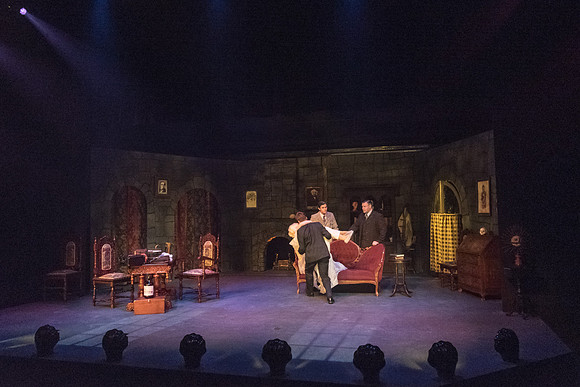 The BYU-I Theater Department presents Dracula, a play in the Black Box Theater.