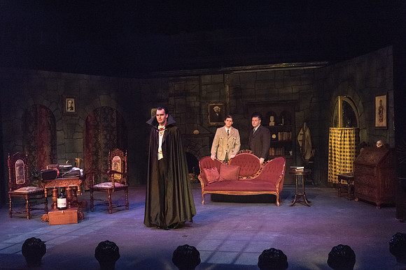 The BYU-I Theater Department presents Dracula, a play in the Black Box Theater.