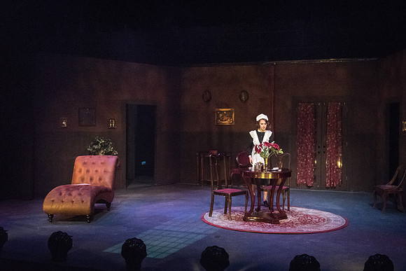 The BYU-I Theater Department presents Dracula, a play in the Black Box Theater.
